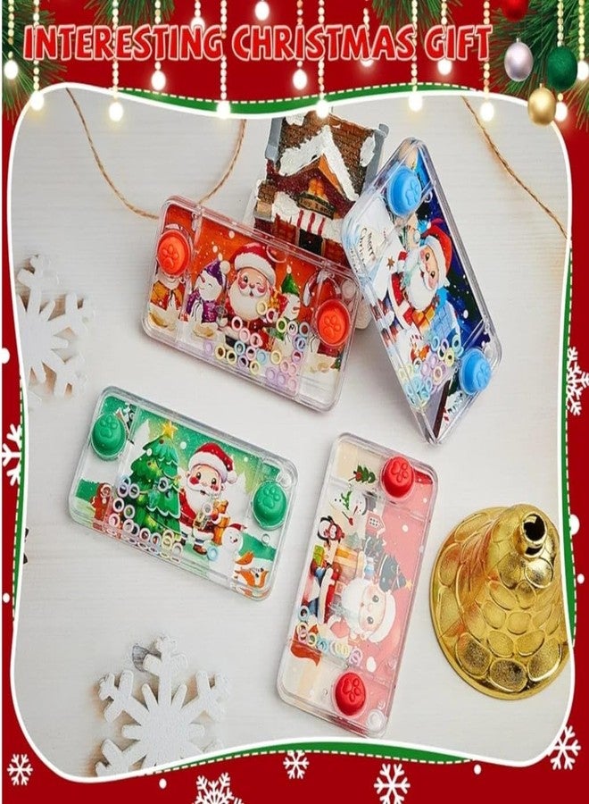 تارا13 لعبة TERA13 المائية لعيد الميلاد، لعبة سانتا كلوز المحمولة التي تعمل بالضغط على زر، لعبة مسلية داخلية محمولة، مناسبة للأعمار من 3 إلى 20 سنة، تصميم شفاف، هدية تذكارية لحفلة سانتا السرية للأطفال (قطعتان) - Image 2